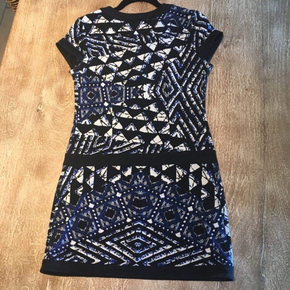 BCBGmaxazria blue and black dress XXS - Picture 2 of 4